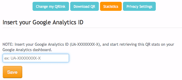 Google Analytics tracking QR codes