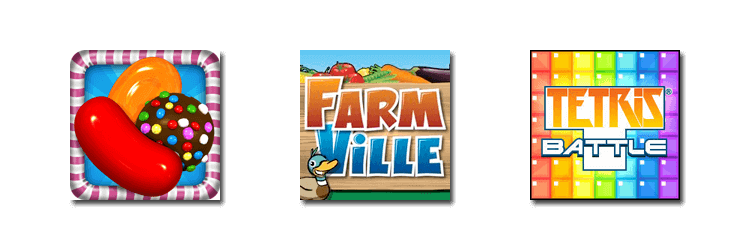 Farmville, Tetris y Candy Crush